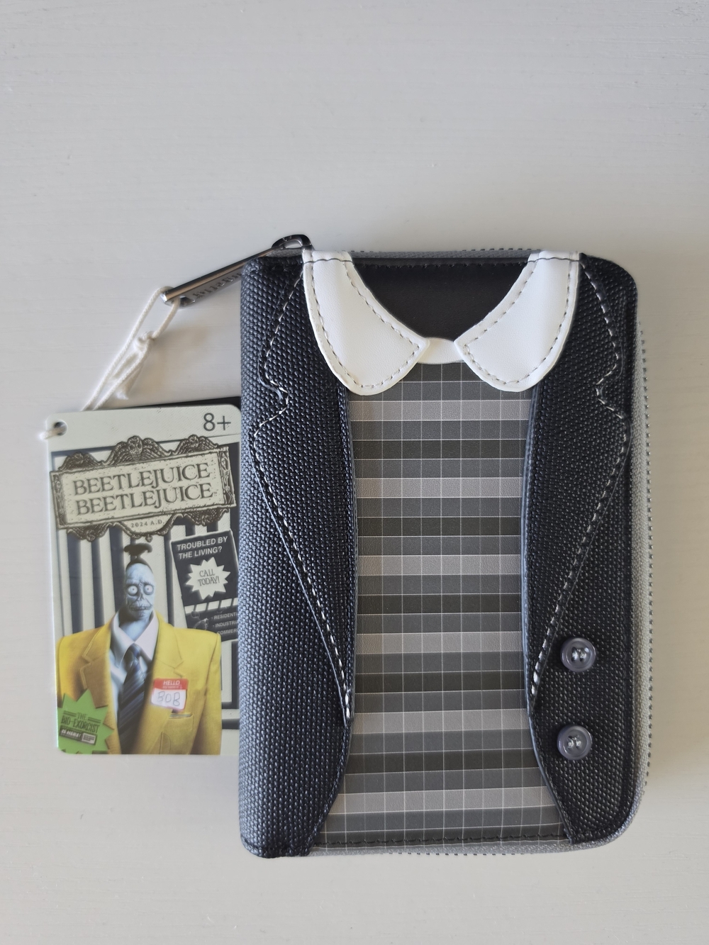 Beetlejuice Beetlejuice Lydia Deetz Cosplay Zip Around Wallet
